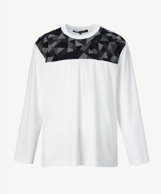 YOKE PATCHWORK LONG SLEEVE TEE 詳細画像