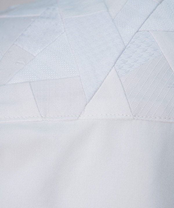 YOKE PATCHWORK SHIRT 詳細画像 WHITE 5