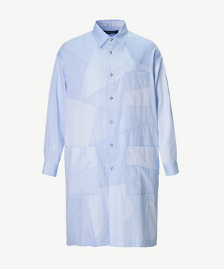 PANEL PATCHWORK LONG SHIRT