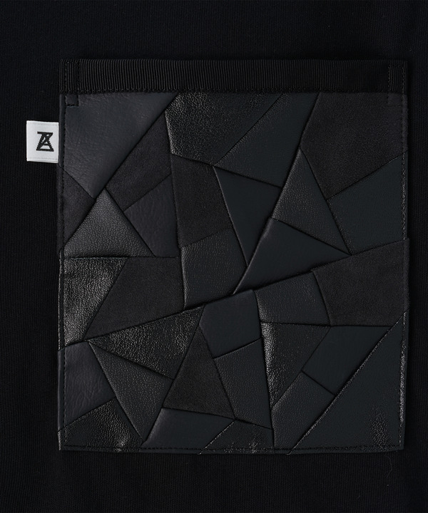 PATCHWORK POCKET TEE 詳細画像 BLACK 4
