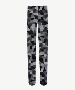 PATCHWORK PRINT TIGHTS
