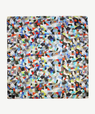 PATCHWORK PRINT SCARF