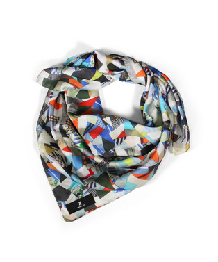 PATCHWORK PRINT SCARF 詳細画像