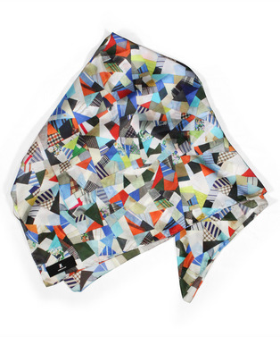 PATCHWORK PRINT SCARF 詳細画像