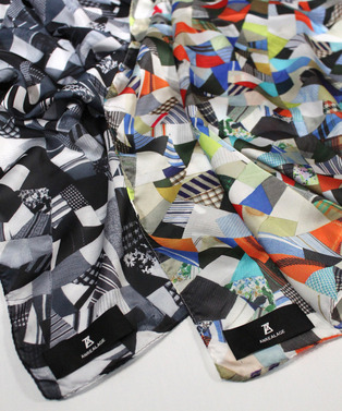 PATCHWORK PRINT SCARF 詳細画像