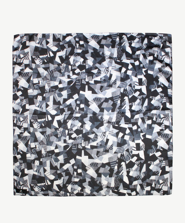 PATCHWORK PRINT SCARF 詳細画像 MONOCHROME 1