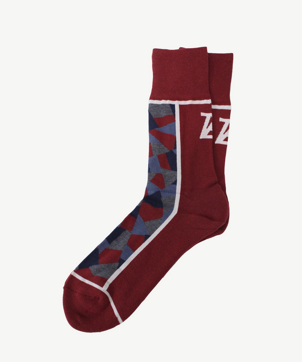 ANREALAGE × CHICSTOCKS SOCKS 詳細画像 BORDEAUX 1