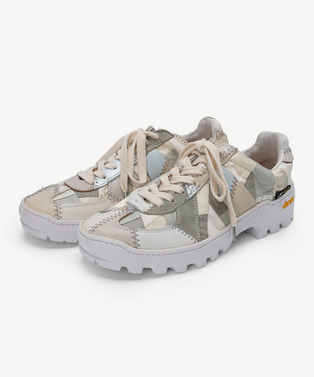 RECOUTURE X ANREALAGE PATCHWORK GERMAN TRAINER