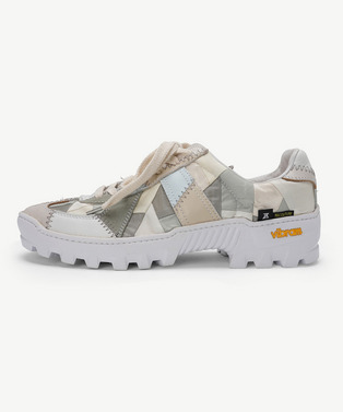 RECOUTURE X ANREALAGE PATCHWORK GERMAN TRAINER 詳細画像