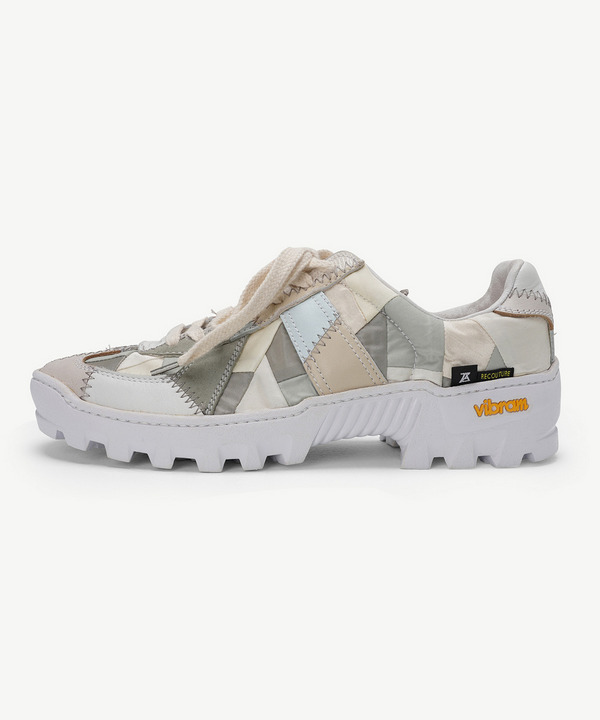 RECOUTURE X ANREALAGE PATCHWORK GERMAN TRAINER 詳細画像 WHITE 2