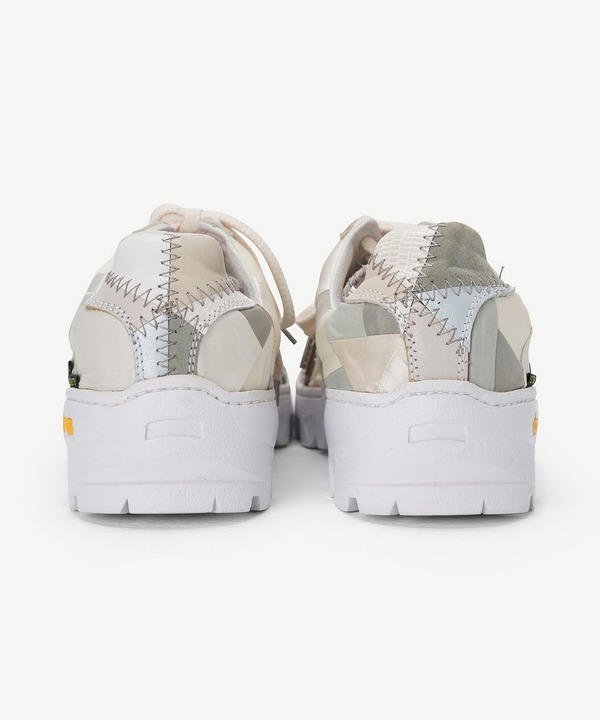 RECOUTURE X ANREALAGE PATCHWORK GERMAN TRAINER 詳細画像 WHITE 5