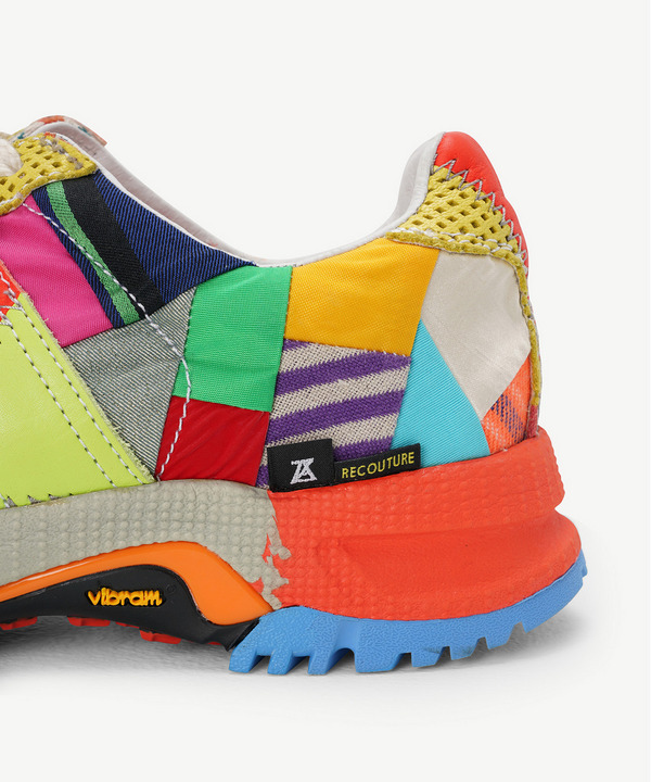 RECOUTURE X ANREALAGE PATCHWORK GERMAN TRAINER 詳細画像 COLORFUL 3