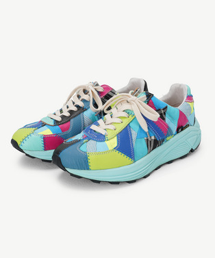 RECOUTURE X ANREALAGE PATCHWORK GERMAN TRAINER