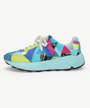 RECOUTURE X ANREALAGE PATCHWORK GERMAN TRAINER 詳細画像