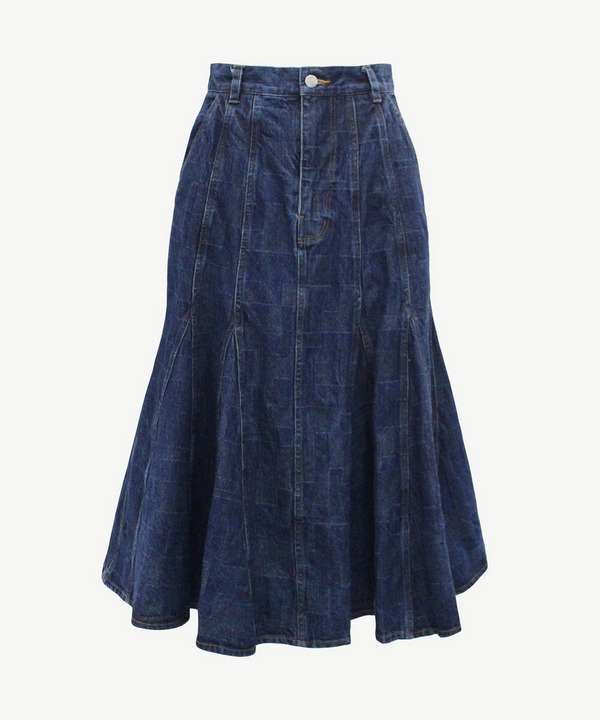AZ DENIM SKIRT 詳細画像 LIGHT INDIGO 1