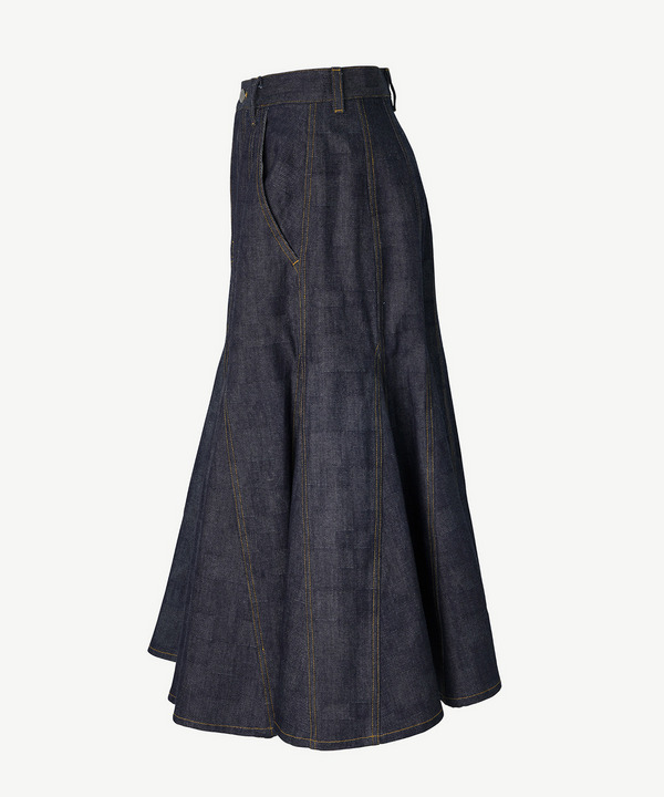AZ DENIM SKIRT 詳細画像 LIGHT INDIGO 3