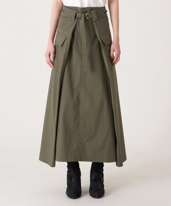 WRAP CARGO SKIRT 詳細画像 KHAKI 1