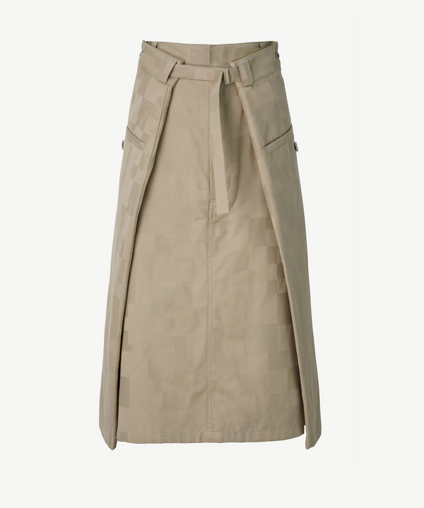 WRAP AZ CHINO SKIRT 詳細画像 BEIGE 1