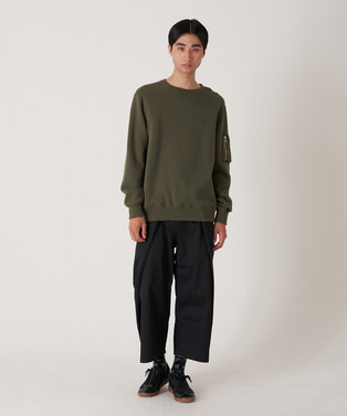 PATCHWORK SLEEVE POCKET SWEATSHIRT 詳細画像