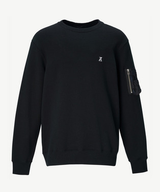 PATCHWORK SLEEVE POCKET SWEATSHIRT 詳細画像