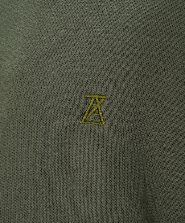 PATCHWORK SLEEVE POCKET SWEATSHIRT 詳細画像 KHAKI 5