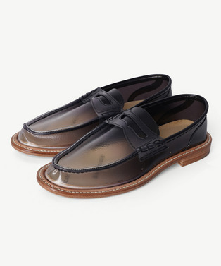 GRADATION PRINT EMBOSS PVC LOAFER
