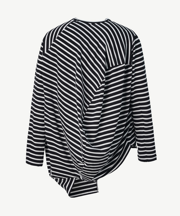 BALL BORDER JERSEY TOP 詳細画像 BLACK×WHITE 3