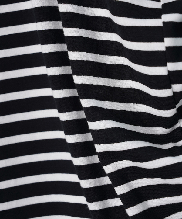 BALL BORDER JERSEY TOP 詳細画像 BLACK×WHITE 4