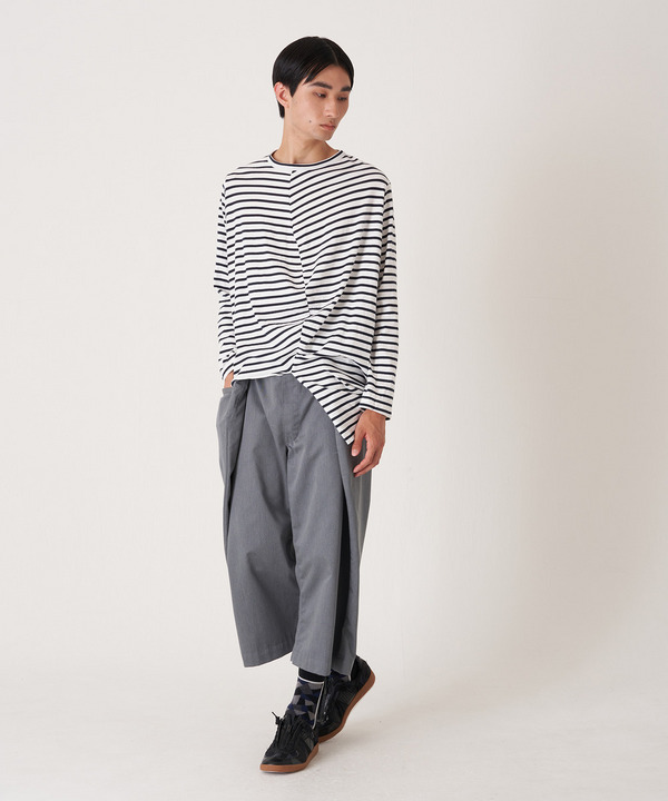 BALL BORDER JERSEY TOP 詳細画像 BLACK×WHITE 5