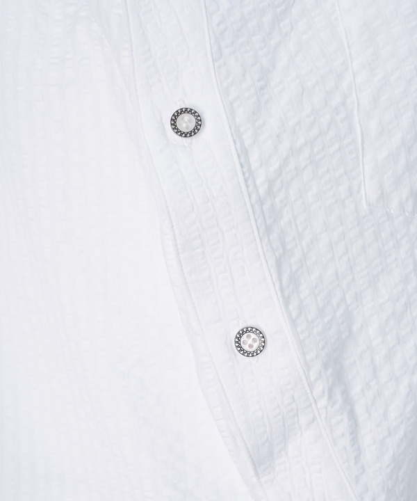 BALL SEERSUCKER SHIRT 詳細画像 WHITE 4