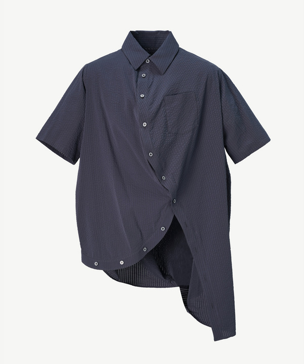 BALL SEERSUCKER SHIRT 詳細画像 BLACK 1
