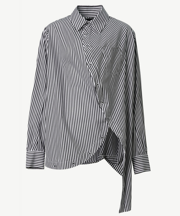 BALL STRIPE SHIRT 詳細画像 BLACK×WHITE 1
