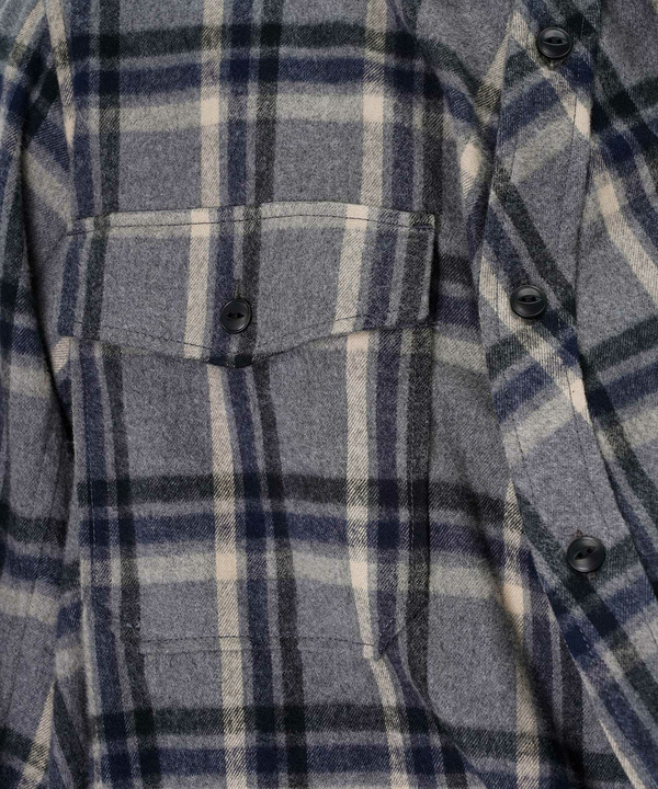 BALL FLANNEL SHIRT 詳細画像 GRAY 4