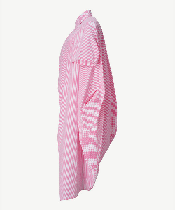 BALL SEERSUCKER SHIRT ONE PIECE 詳細画像 PINK×WHITE 2
