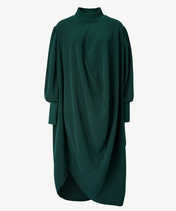 BALL MUTTON SLEEVE DRESS 詳細画像 GREEN 1