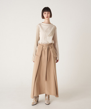 WRAP FLARE SKIRT 詳細画像