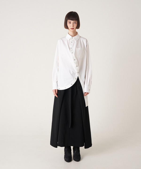 WRAP FLARE SKIRT 詳細画像 BLACK 8