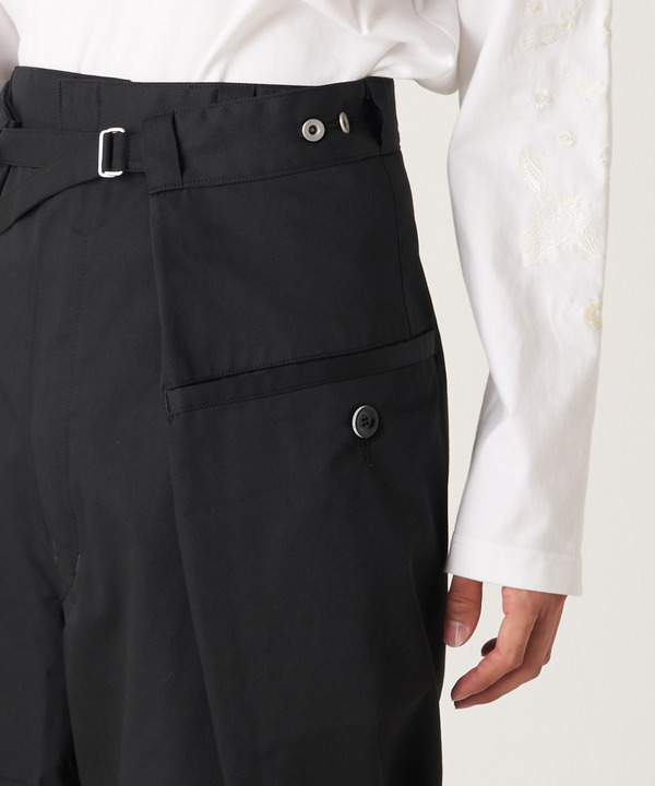 WRAP CHINO PANTS 詳細画像 WHITE 7
