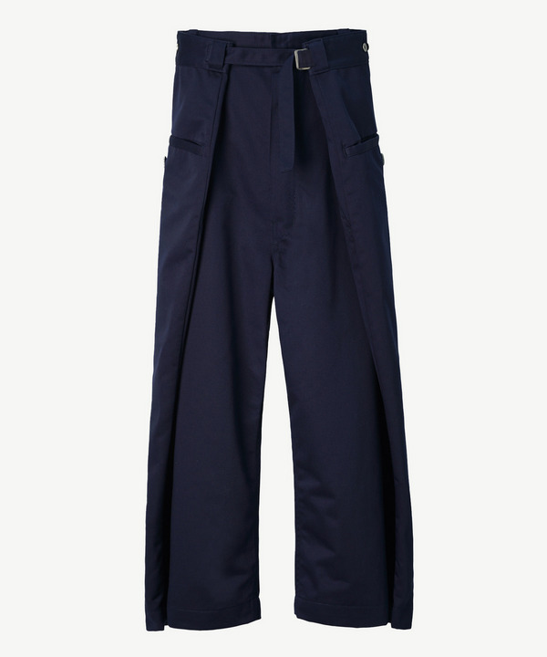WRAP CHINO PANTS 詳細画像 NAVY 1