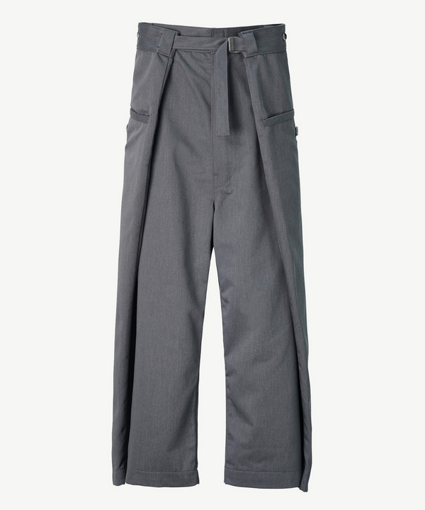 WRAP CHINO PANTS 詳細画像 GRAY 1