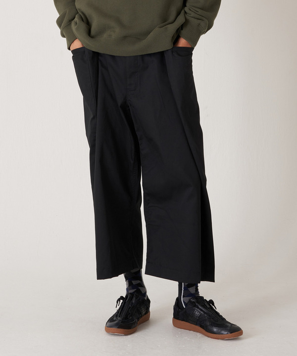 WRAP CHINO PANTS 詳細画像 BLACK 1