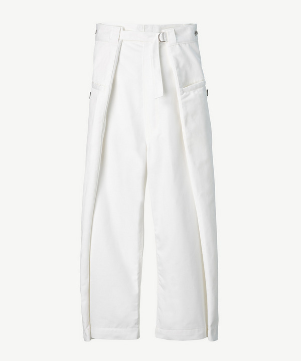 WRAP CHINO PANTS 詳細画像 WHITE 1
