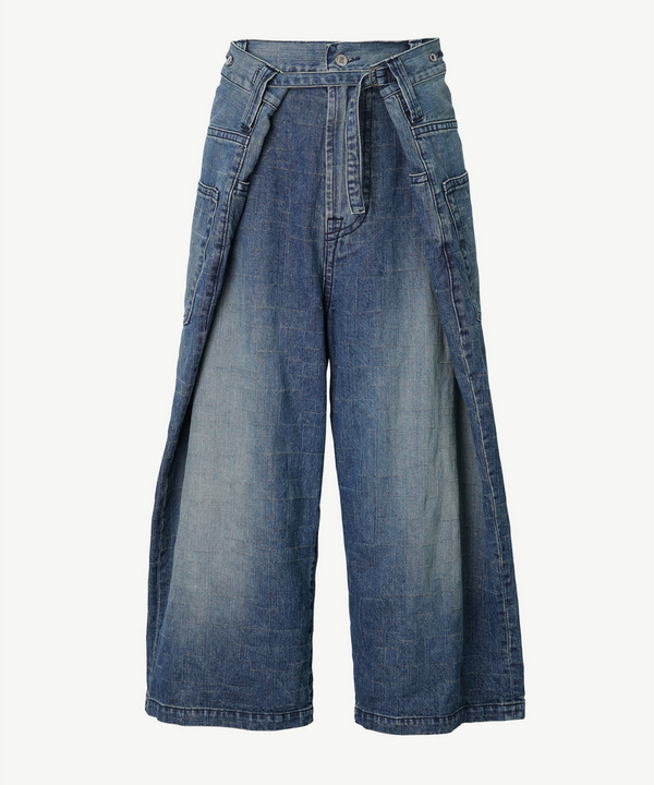 WRAP AZ  WASH DENIM PANTS 詳細画像 LIGHT INDIGO 1