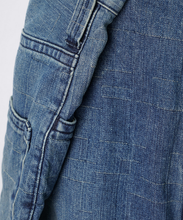 WRAP AZ  WASH DENIM PANTS 詳細画像 LIGHT INDIGO 5