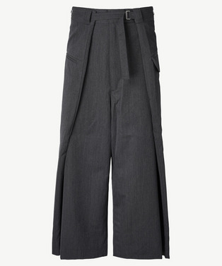 WRAP WOOL SLACKS