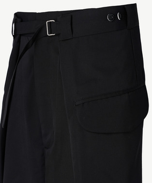 WRAP WOOL SLACKS 詳細画像