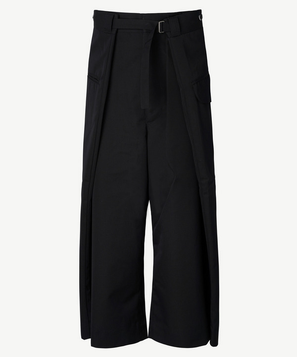 WRAP WOOL SLACKS 詳細画像 GRAY 2