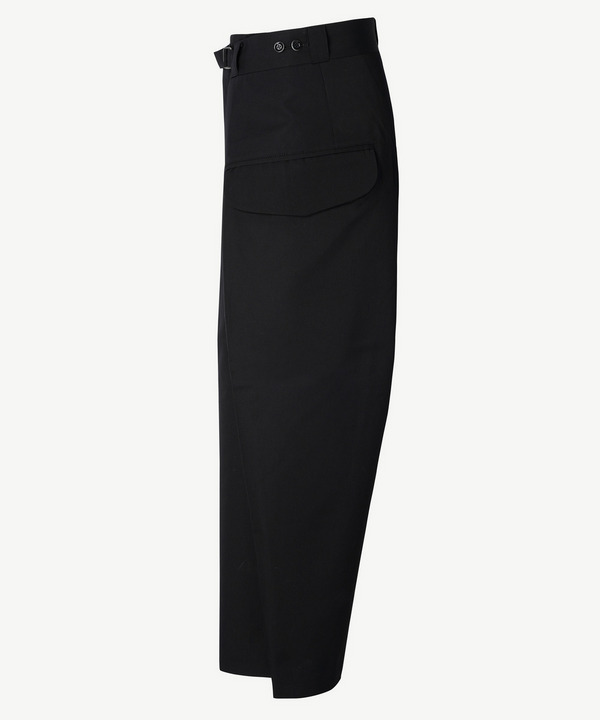 WRAP WOOL SLACKS 詳細画像 GRAY 3