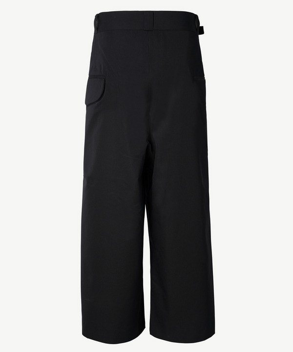 WRAP WOOL SLACKS 詳細画像 BLACK 3