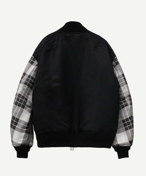 PHOTOCHROMIC CHECK SLEEVE MA-1 詳細画像 BLACK 3